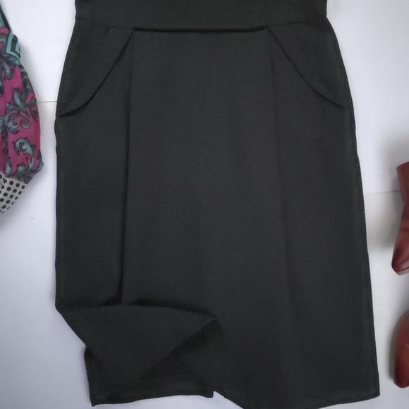 Lafayette 148 New York Black Women's Dress Sz 6 - Picture 3 of 10